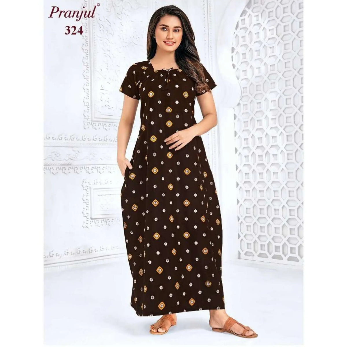 Pranjul Cotton Nighties 324 Main image