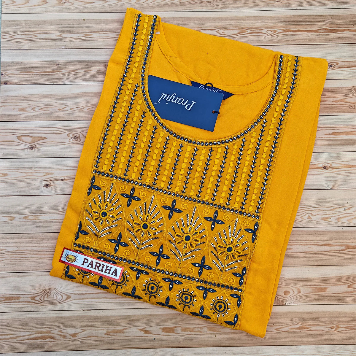 Pranjul Rayon Kurti with Embroidery Main image