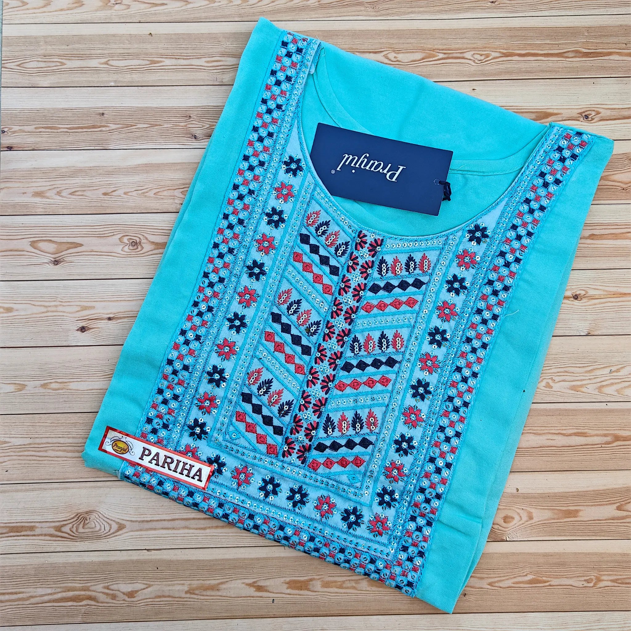 Pranjul Rayon Kurti with Embroidery