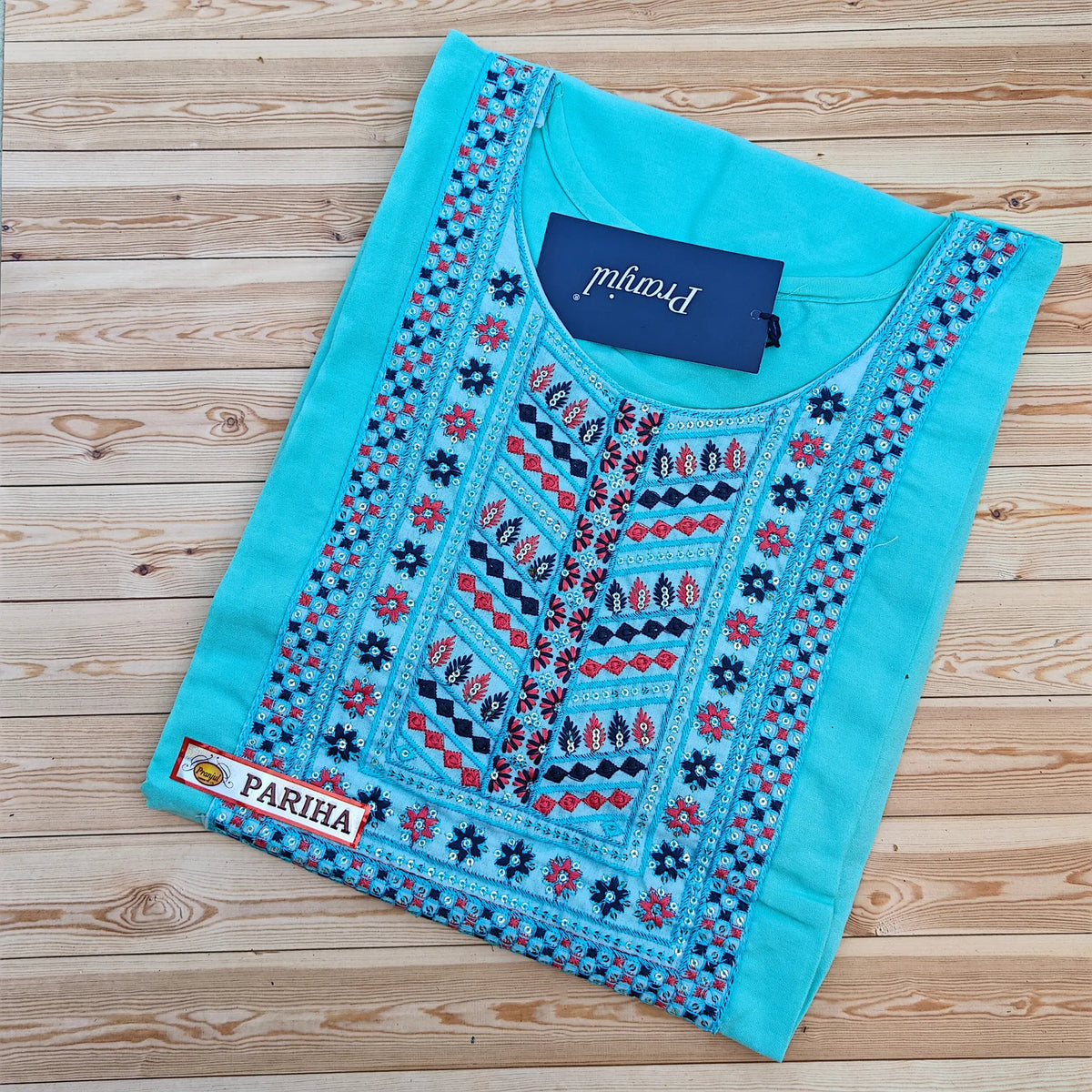 Pranjul Rayon Kurti with Embroidery Main image