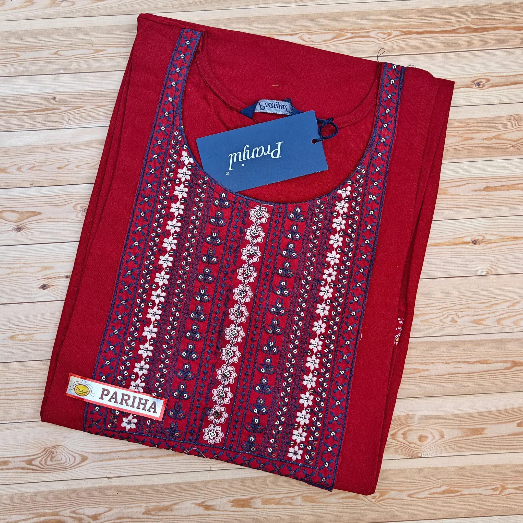 Pranjul Rayon Kurti with Embroidery Main image