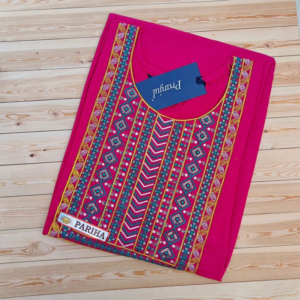 Pranjul Rayon Kurti with Embroidery Main image