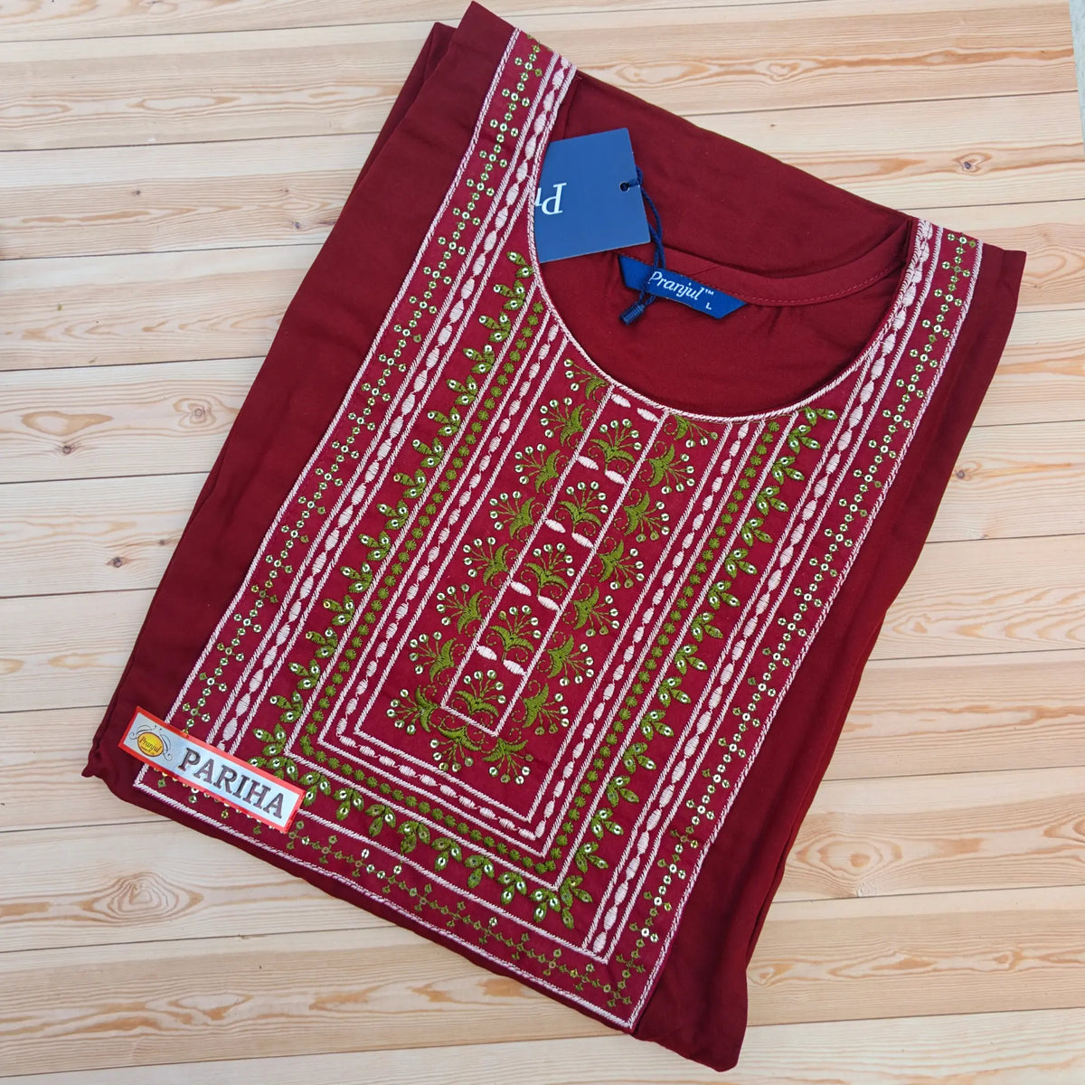Pranjul Rayon Kurti with Embroidery Main image