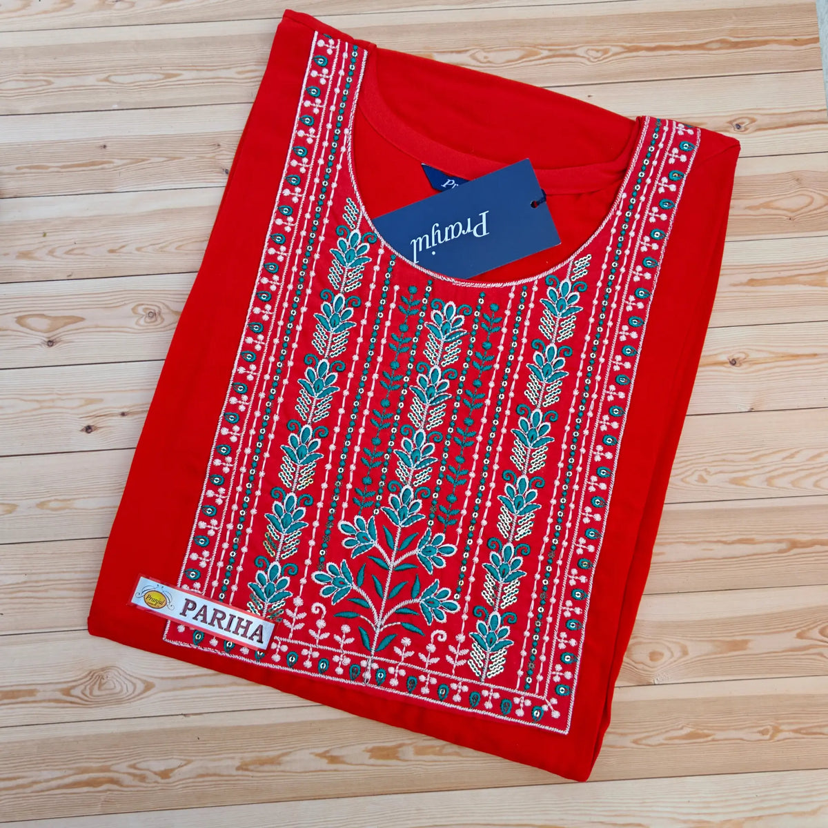 Pranjul Rayon Kurti with Embroidery