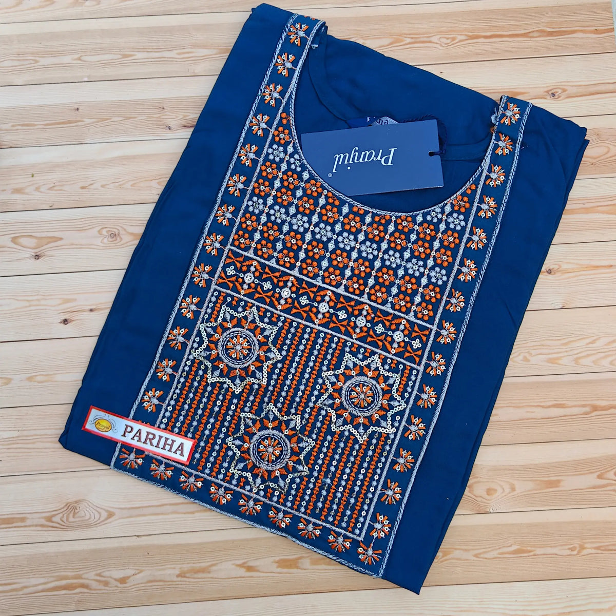 Pranjul Rayon Kurti with Embroidery Main image