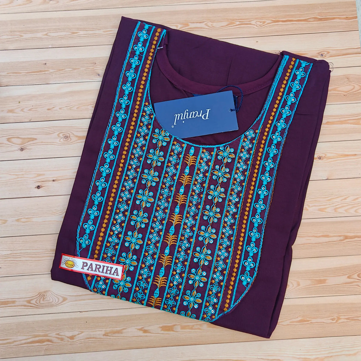Pranjul Rayon Kurti with Embroidery Main image