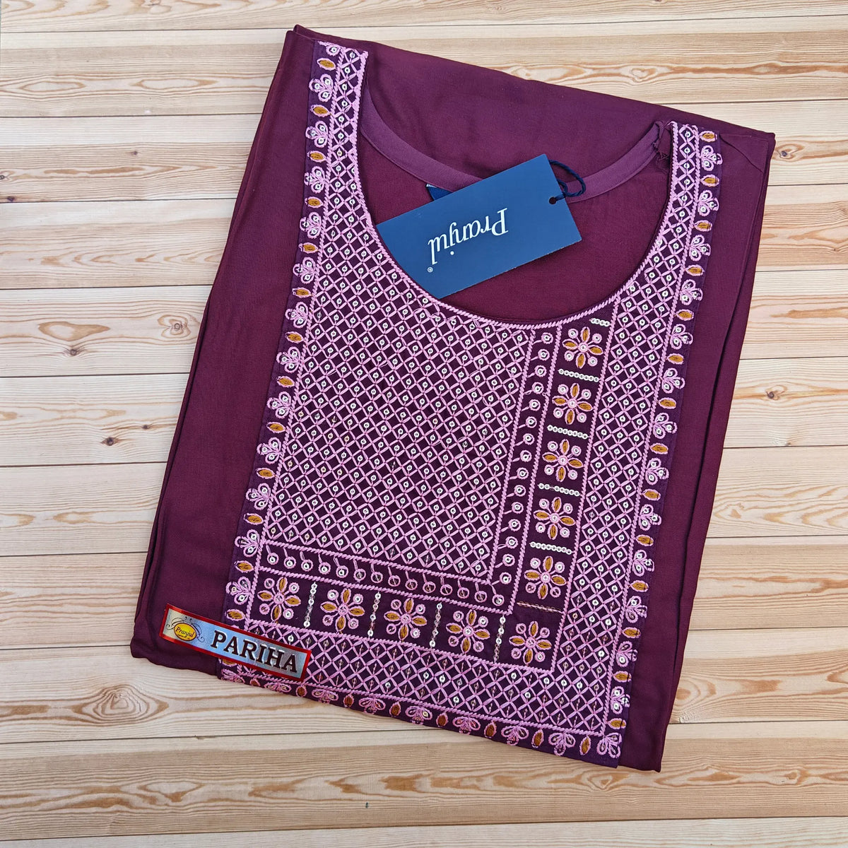 Pranjul Rayon Kurti with Embroidery Main image