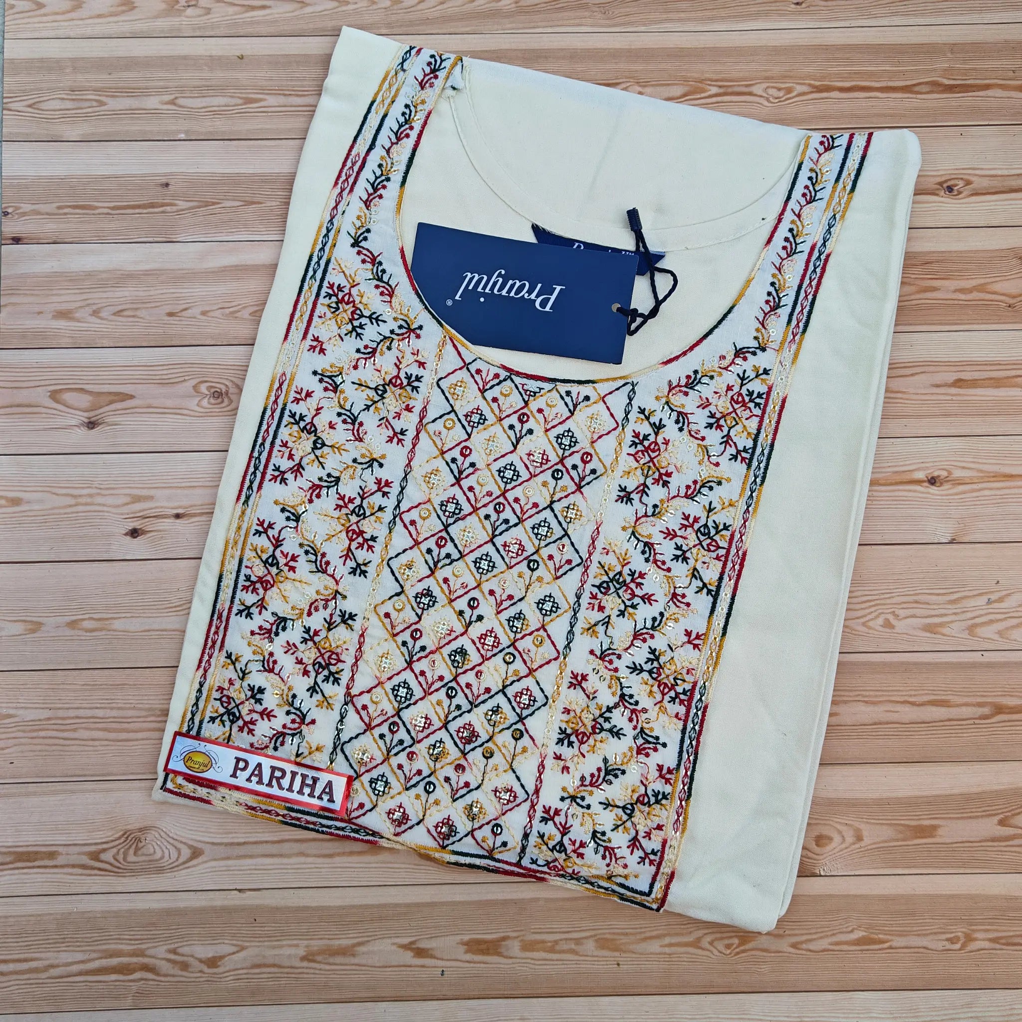 Pranjul Rayon Kurti with Embroidery