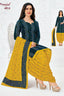 Pranjul - Cotton Printed Readymade Salwar Suit With Patiala Pant and Dupatta - P4014
