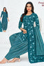 Pranjul - Cotton Printed Readymade Salwar Suit With Patiala Pant and Dupatta - P4029