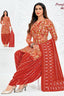 Pranjul - Cotton Printed Readymade Salwar Suit With Patiala Pant and Dupatta - P4035