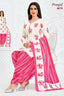 Pranjul - Cotton Printed Readymade Salwar Suit With Patiala Pant and Dupatta - P4070