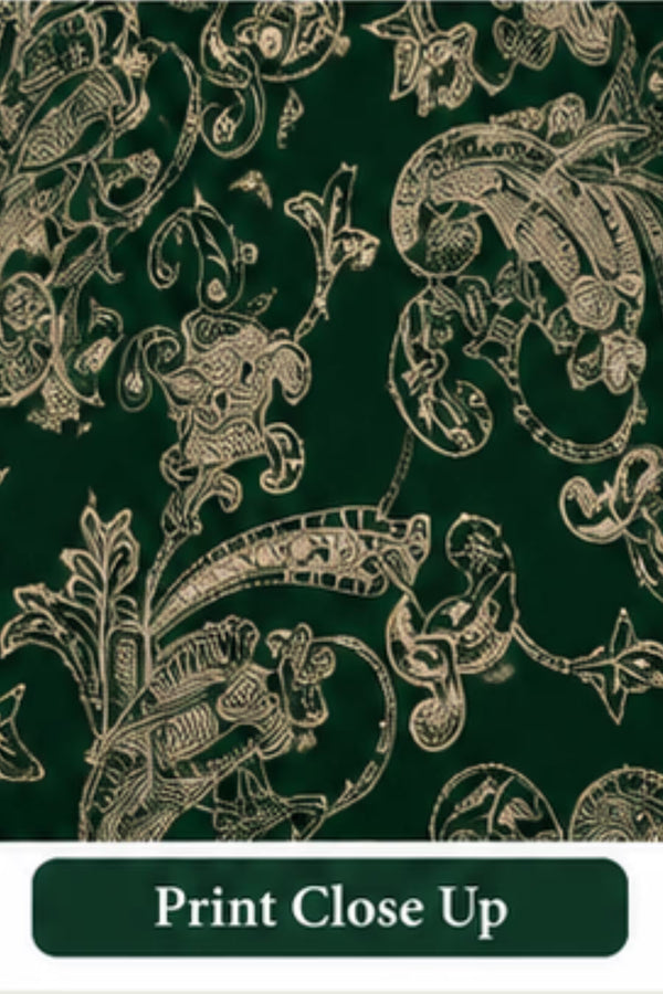 Pranjul 2003 floral printed cotton fabric close up | Bavis Clothing