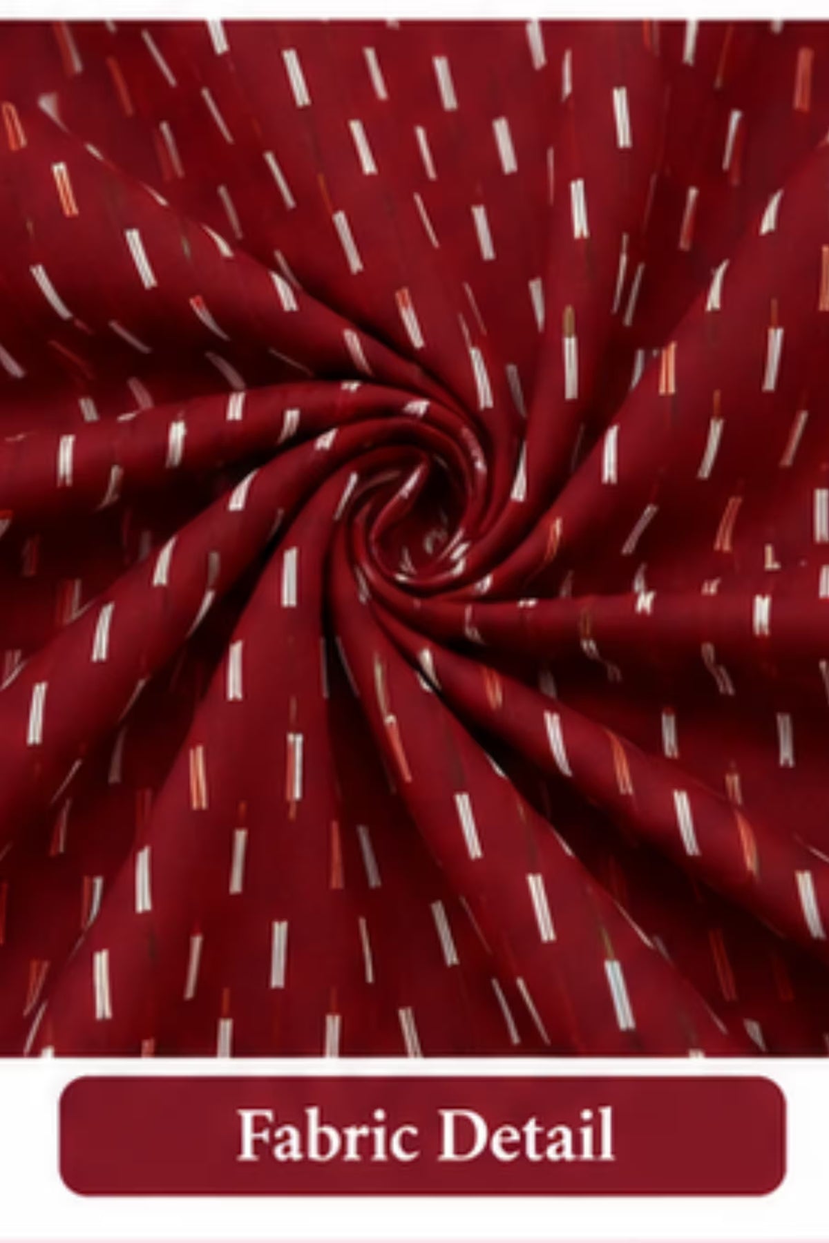 Fabric Detail - Pranjul 2004 Printed Cotton Nighty for Women – Maroon Floral Full Length | Bavis Clothing