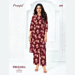 Pranjul Brand - Cotton Co - Ord Set - P109