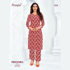 Pranjul Brand - Cotton Co - Ord Set - P114