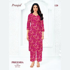 Pranjul Brand - Cotton Co - Ord Set - P120