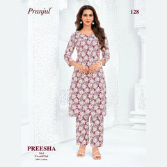 Pranjul Brand - Cotton Co - Ord Set - P128