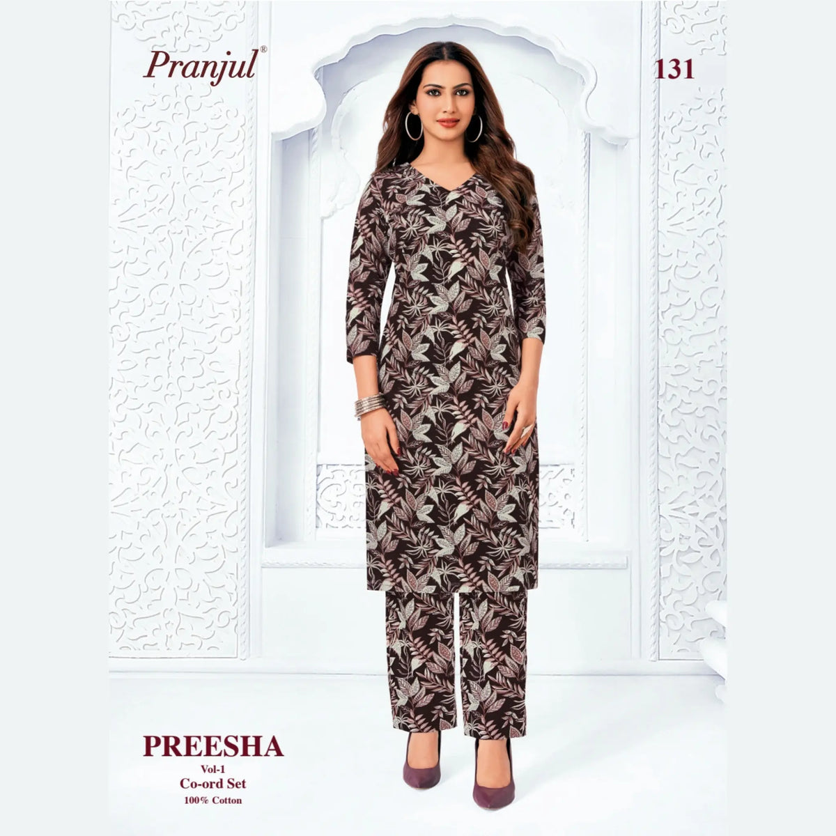 Pranjul Brand - Cotton Co - Ord Set - P131
