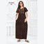 Pranjul Brand Pure Cotton Long Nighties P706