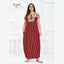 Pranjul Brand Pure Cotton Long Nighties P739