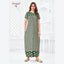 Pranjul Brand Pure Cotton Long Nighties P758