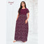 Pranjul Brand Pure Cotton Long Nighties P763