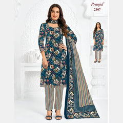 Pranjul Brand Pure Cotton Readymade Churidar - Straight Pant Model - P2307