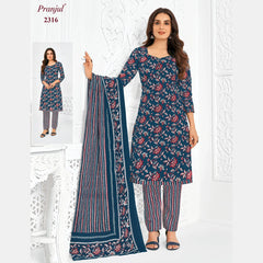 Pranjul Brand Pure Cotton Readymade Churidar - Straight Pant Model - P2316