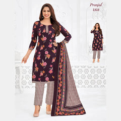 Pranjul Brand Pure Cotton Readymade Churidar - Straight Pant Model - P2323