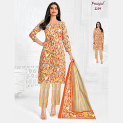 Pranjul Brand Pure Cotton Readymade Churidar - Straight Pant Model - P2339