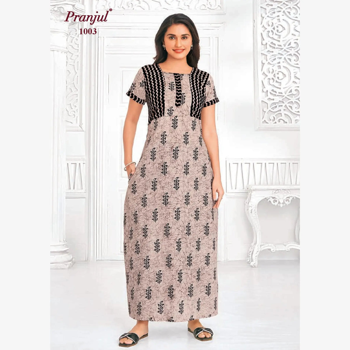 Pranjul Cotton Nighty 1003 Main image