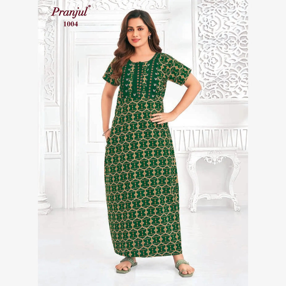 Pranjul Cotton Nighty 1005 Main image