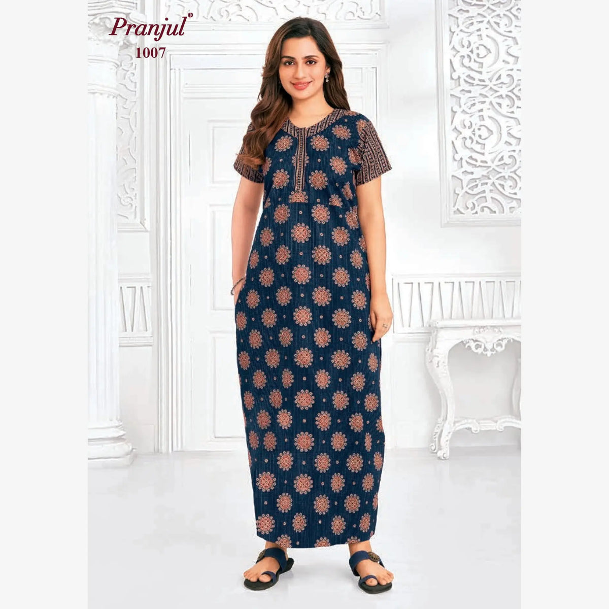 Pranjul Cotton Nighty 1007