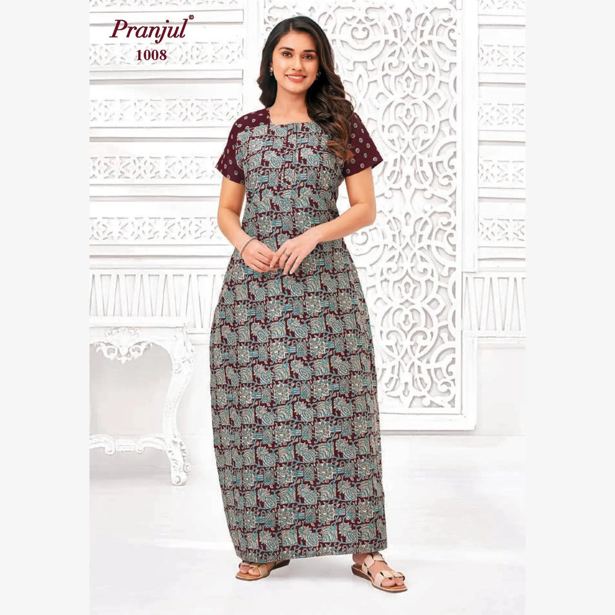Pranjul Cotton Nighty 1008 Main image