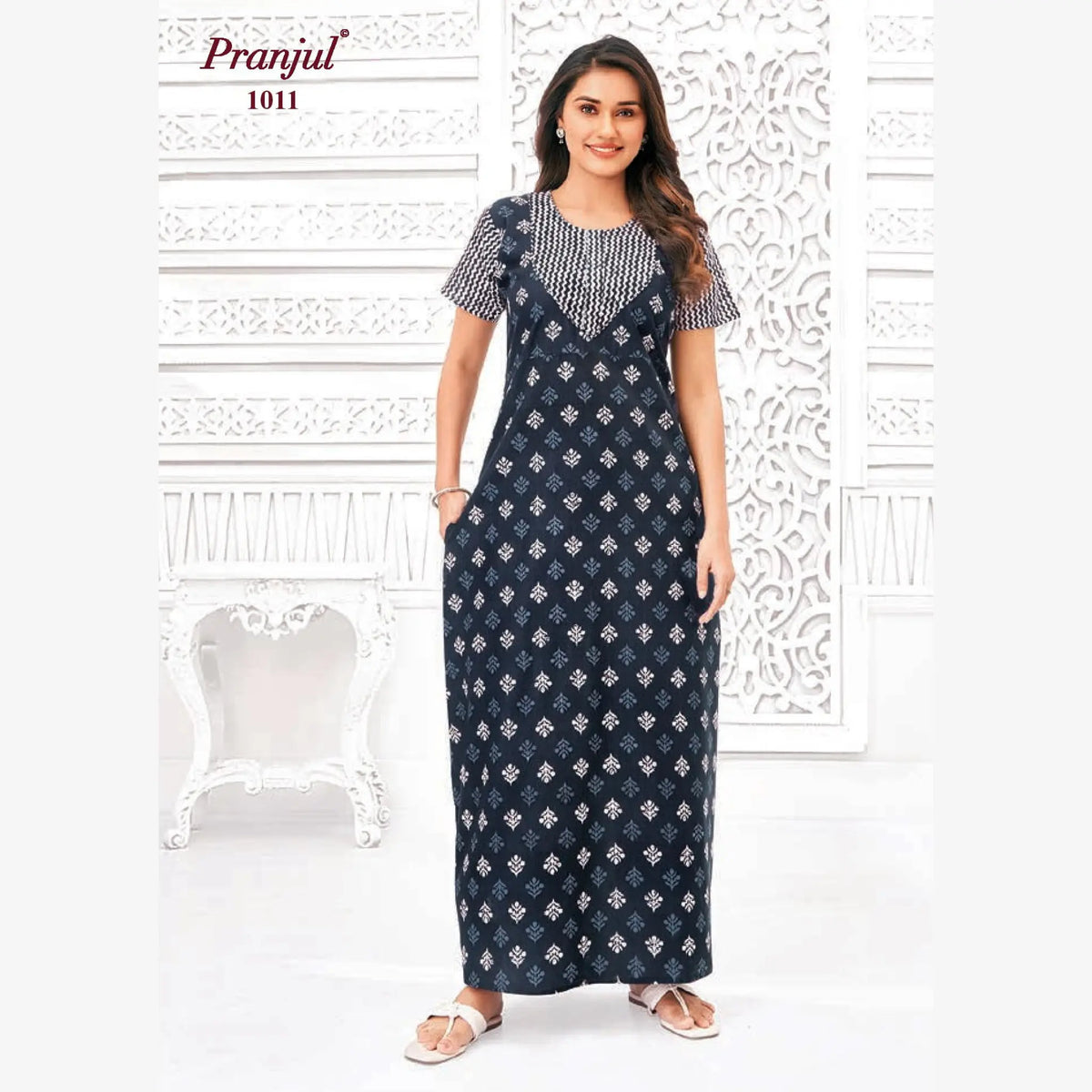Pranjul Cotton Nighty 1011