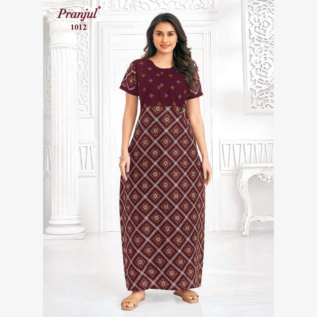 Pranjul Cotton Nighty 1012