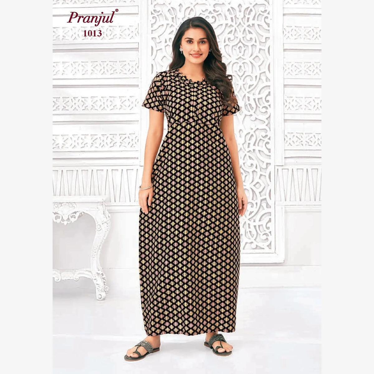 Pranjul Cotton Nighty 1013 Main image