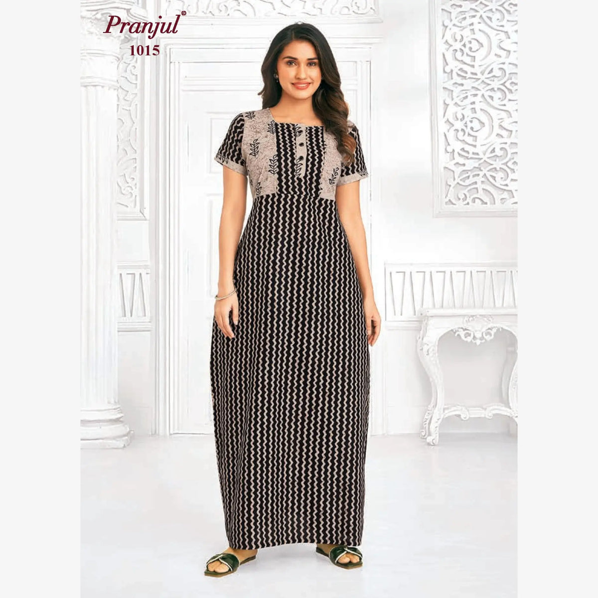 Pranjul Cotton Nighty 1015