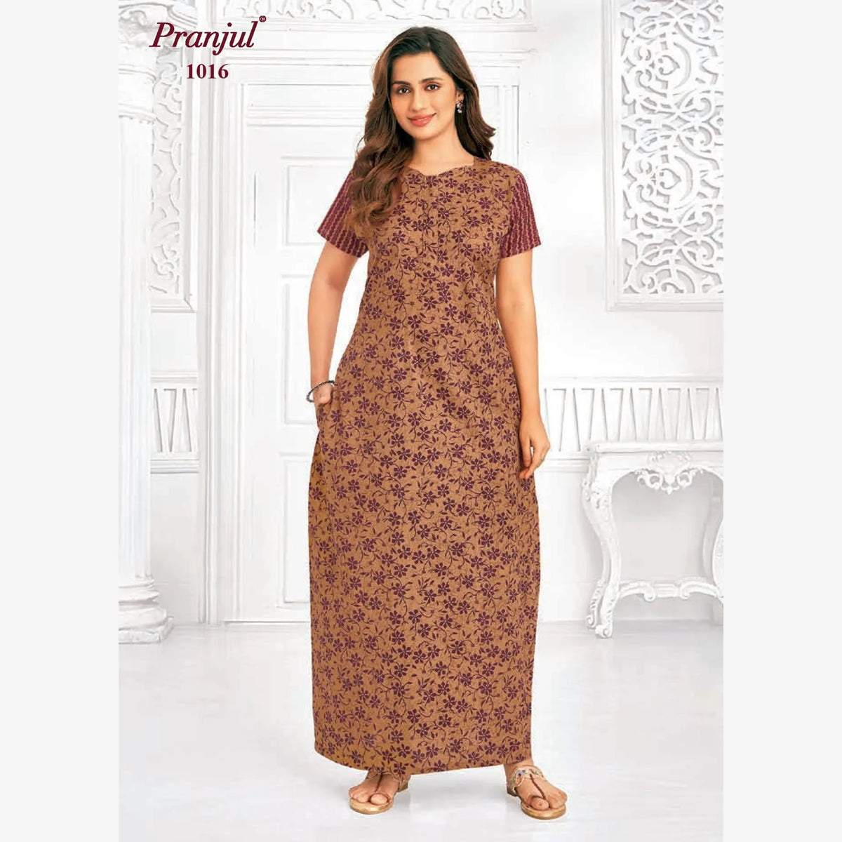 Pranjul Cotton Nighty 1016