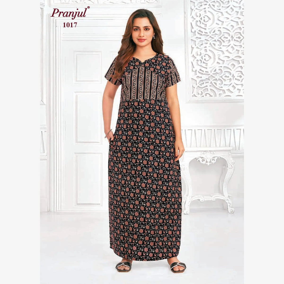 Pranjul Cotton Nighty 1017