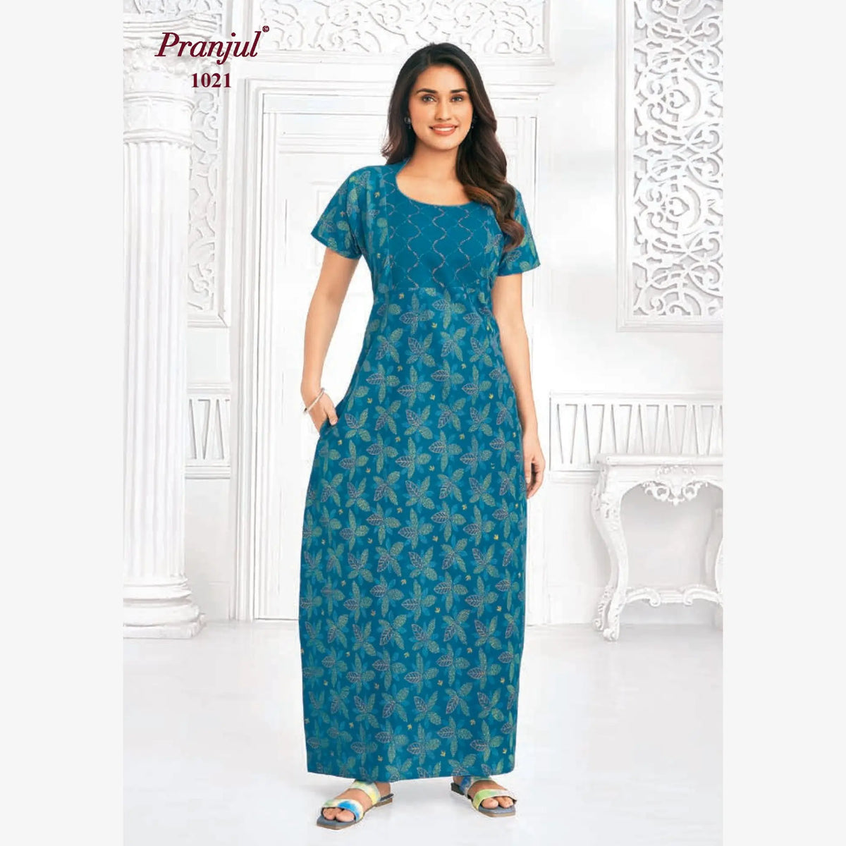 Pranjul Cotton Nighty 1021 Main image