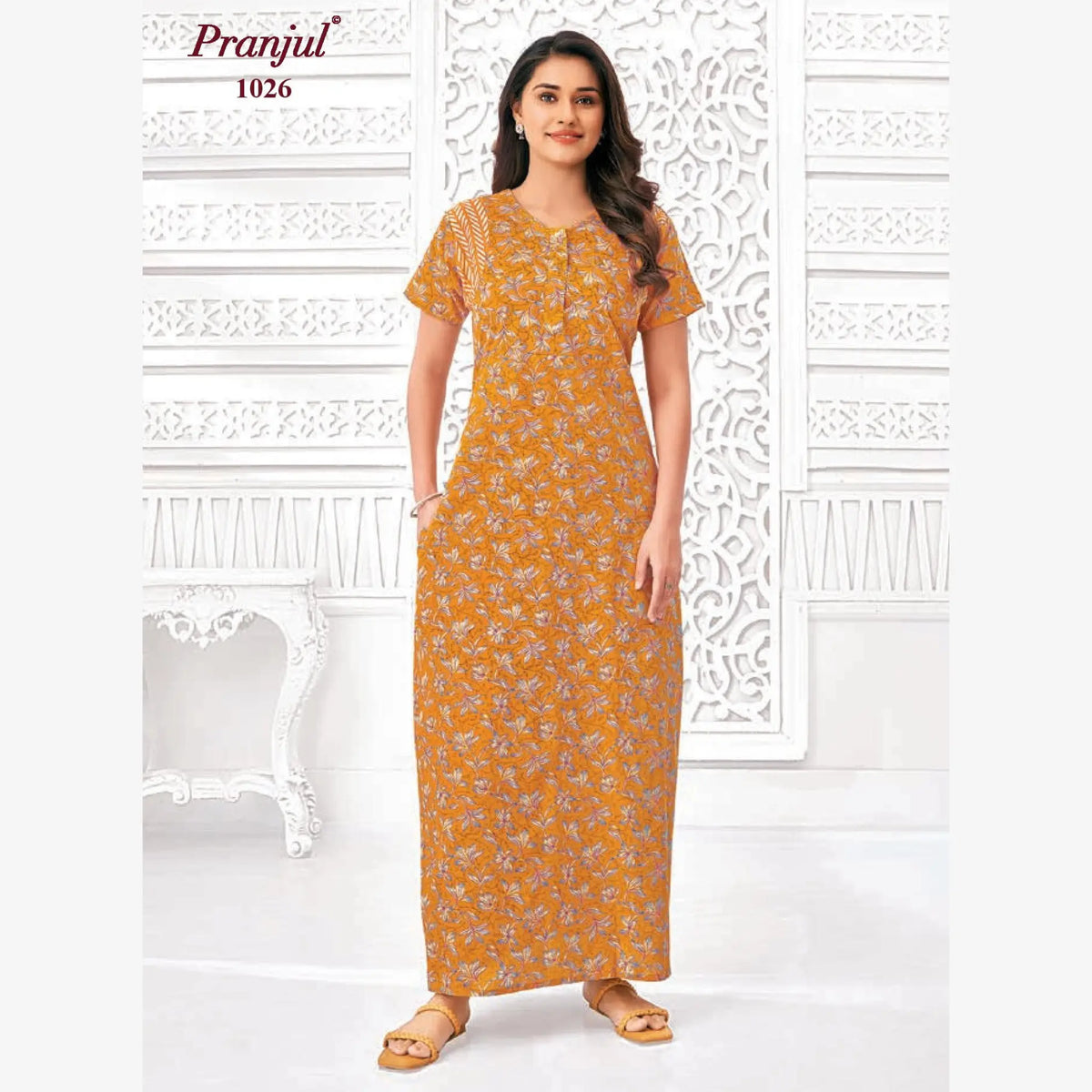 Pranjul Cotton Nighty 1026
