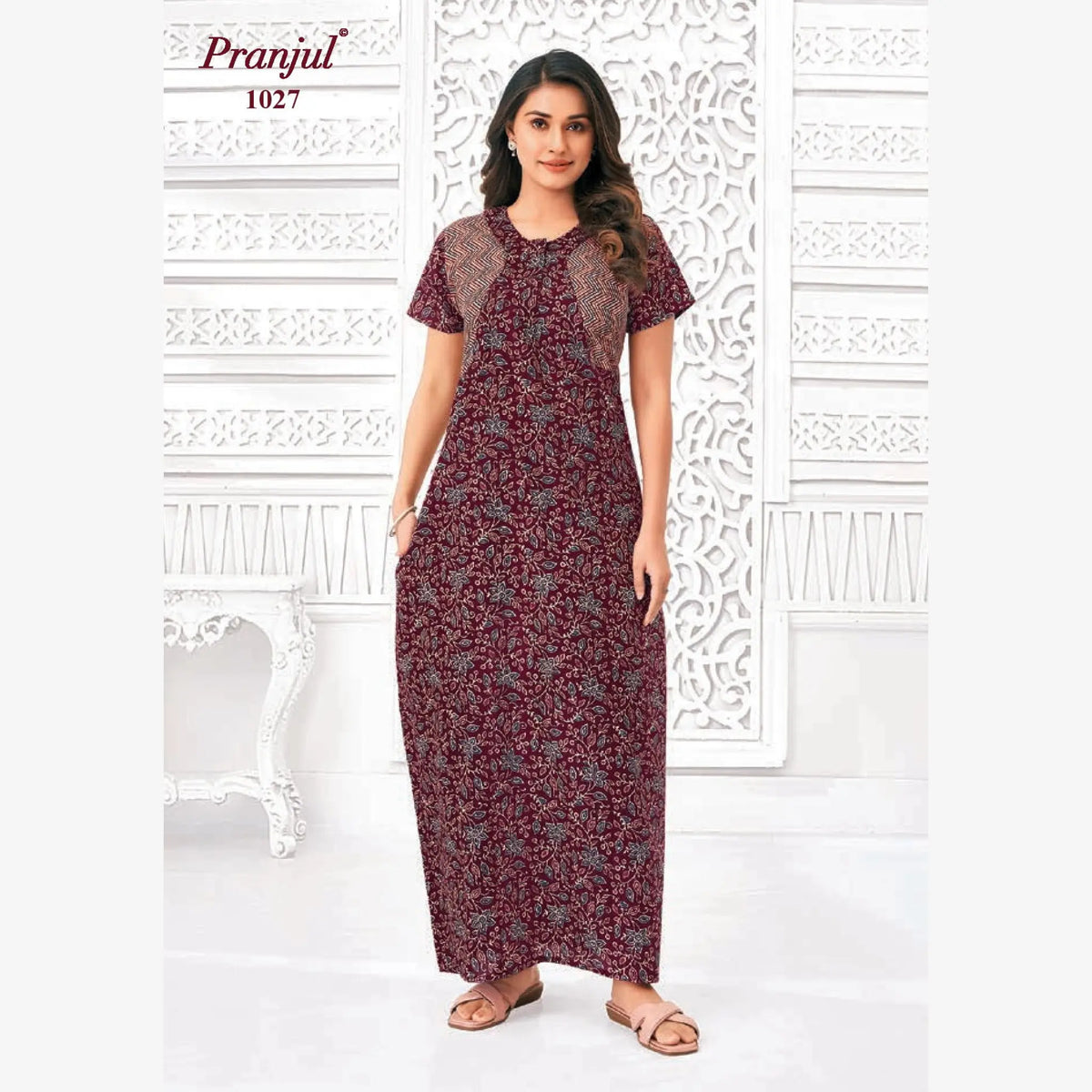 Pranjul Cotton Nighty 1027