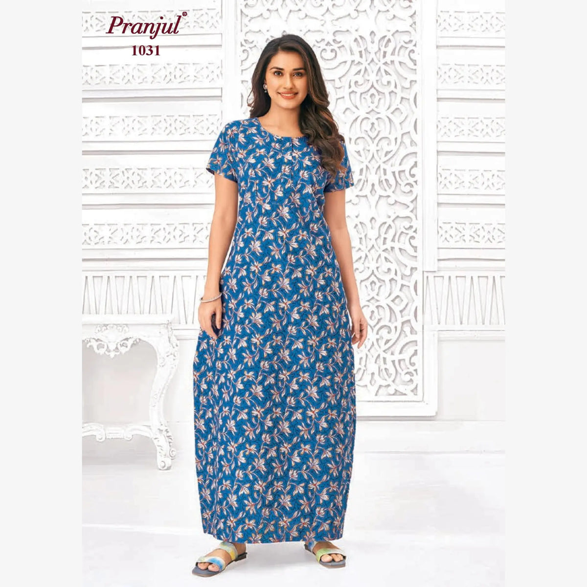 Pranjul Cotton Nighty 1031 Main image
