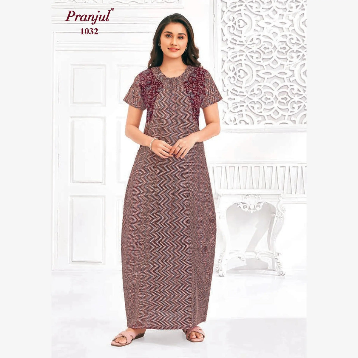 Pranjul Cotton Nighty 1032 Main image