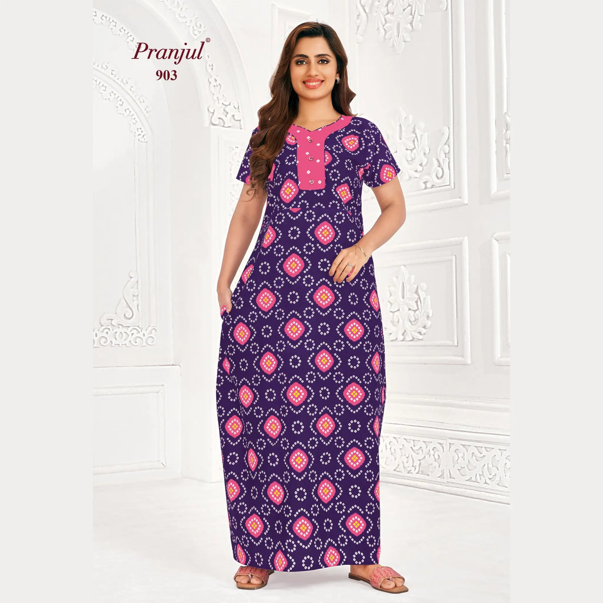 Pranjul Cotton Nighties 903 Main image