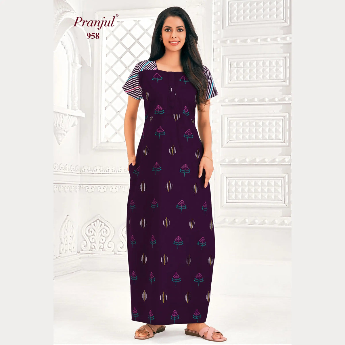 Pranjul Cotton Nighties 958 Main image