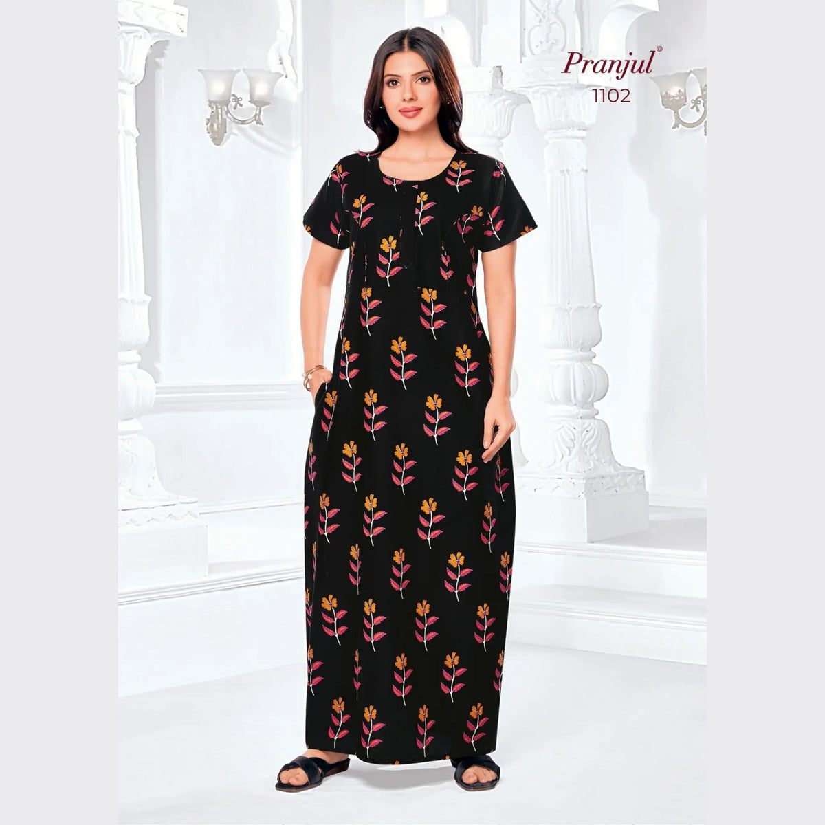 Pranjul Cotton Nighty 1102 Main image