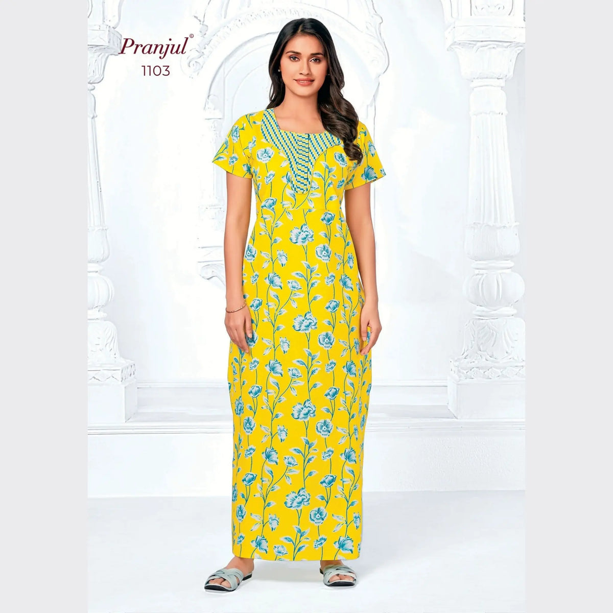 Pranjul Cotton Nighty 1103 Main image